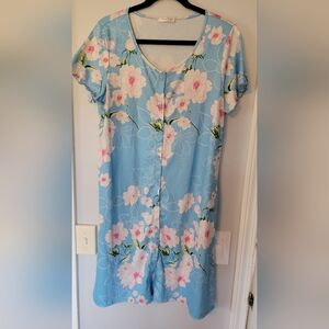 Floral Button-Down Nursing Nightgown